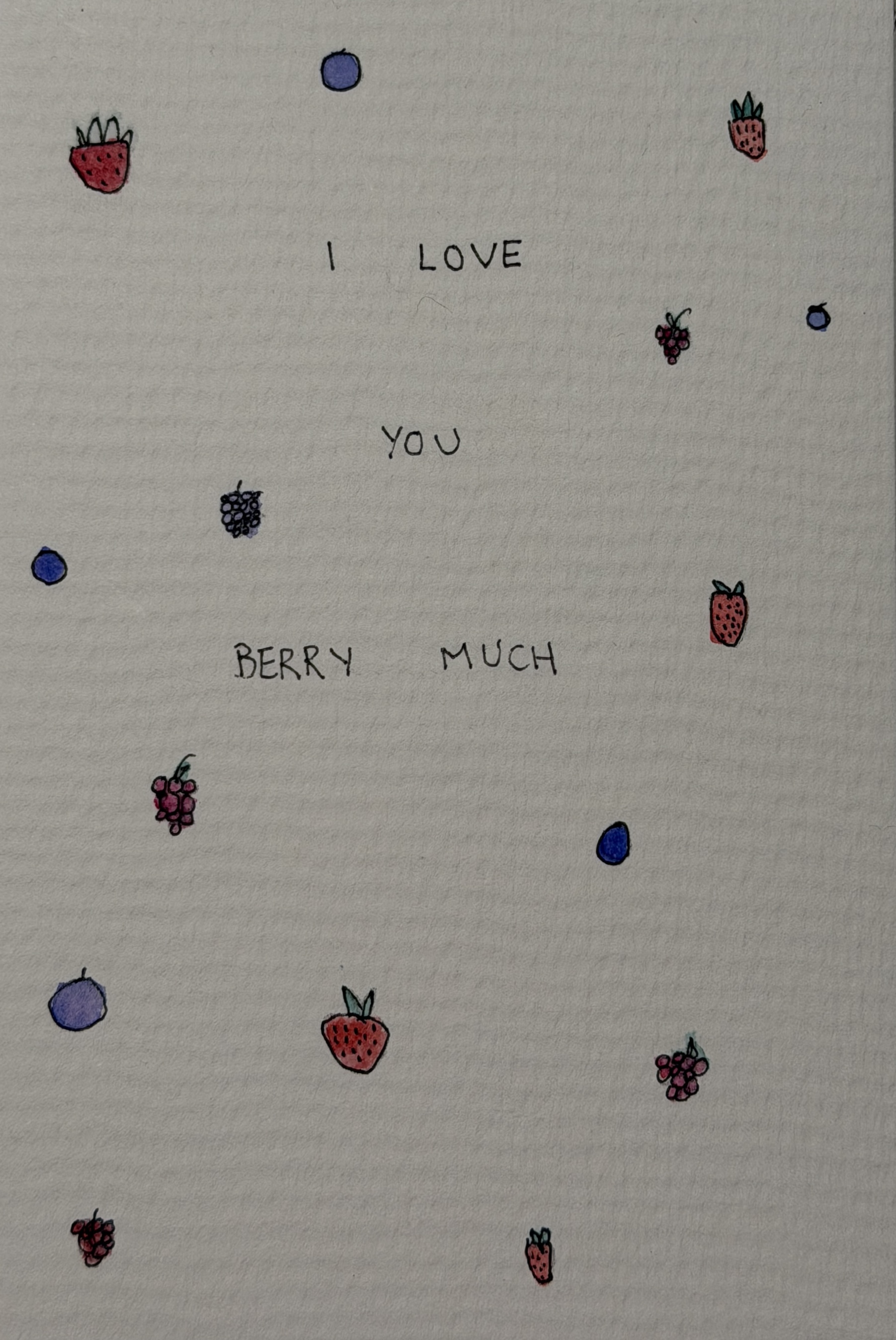 love u berry much